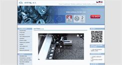 Desktop Screenshot of antreg.cz